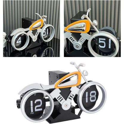 Retro Cycle Clock-Stylish Timepiece for Your Desk & Home