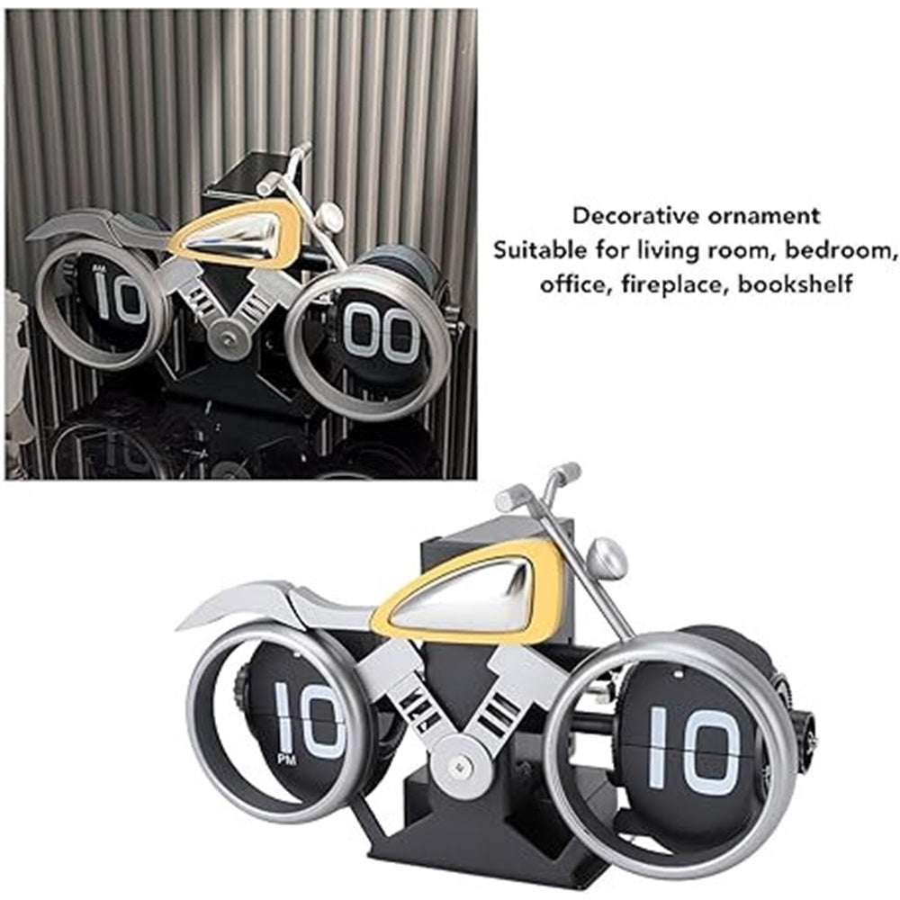 Retro Cycle Clock-Stylish Timepiece for Your Desk & Home